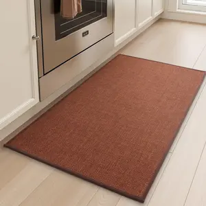 Kitchen Mats for Floor Rubber Backed Non Slip Washable Superior Absorbent Runner Rug Easy to Clean Comfort Mat Tan 20" x 32"