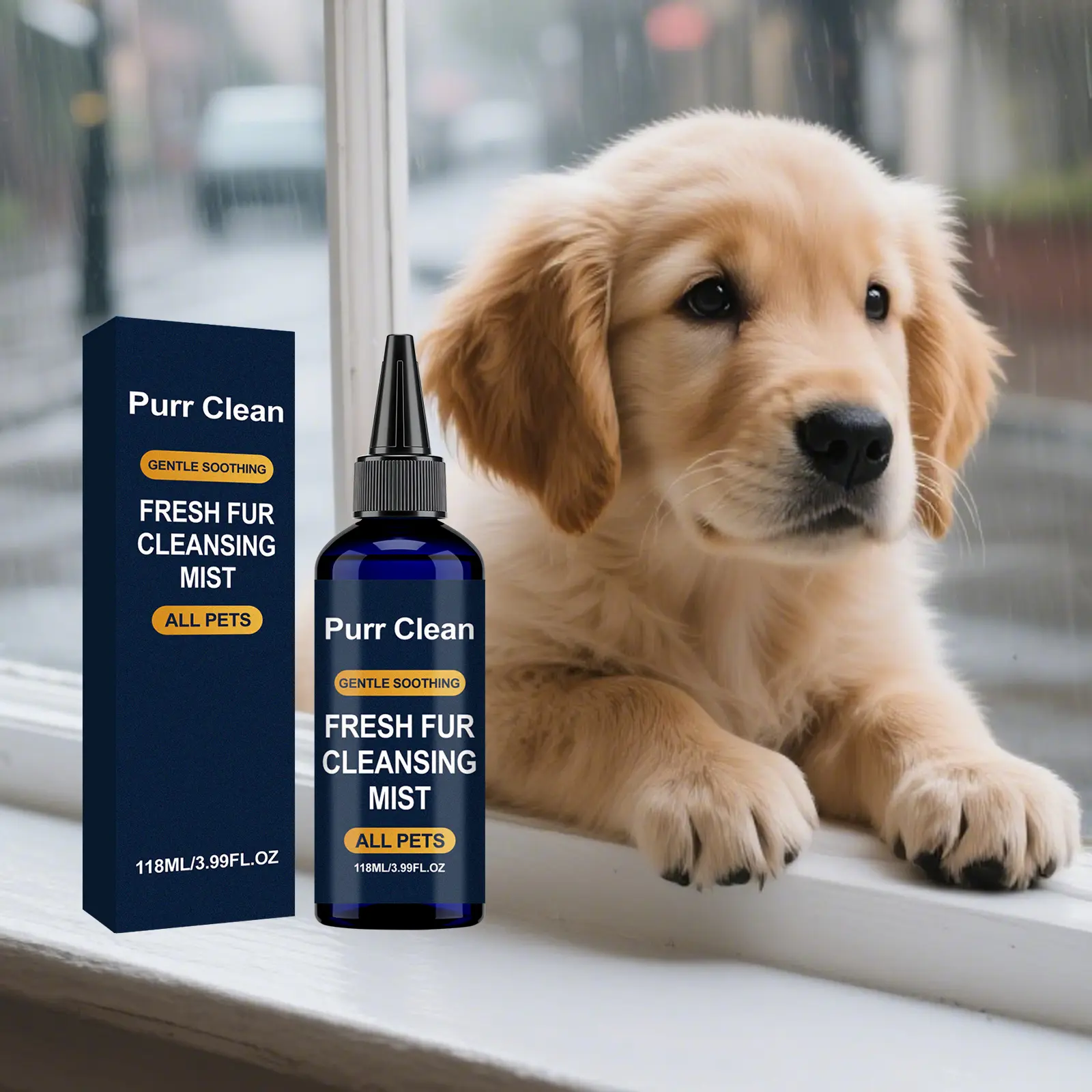 Pet Hair Cleaning Spray, Suitable for Cats and Dogs, Makes Pet Hair Smooth, Fresh, Light, Fluffy, and Easy to Comb Daily