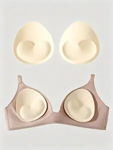 Thickened Braided Swimsuit Triangle Push-Up Bikini Pad, Outer Expansion Backless Top, Sexy Underwire Insert, Ideal for Beachwear