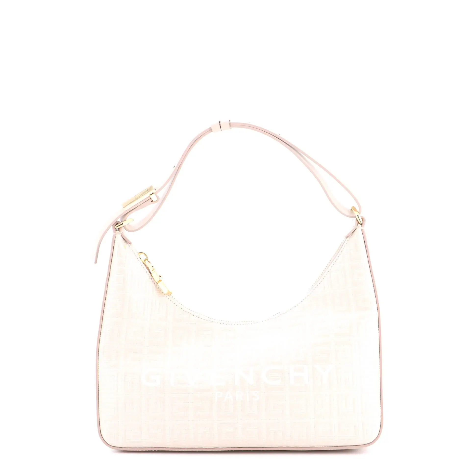 Pre-owned GIVENCHY Canvas Coated Shoulder Bags Moon Cut Out Bag 4G Coated Canvas Small by Rebag