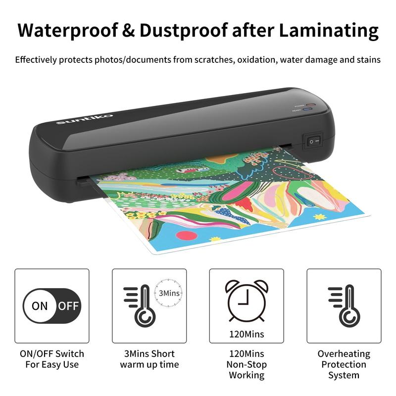 Efficient Versatile Laminator for Documents & Photos - Quick Warm-Up, A4/A5/A6 Compatible