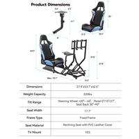 Blue Cockpit + TV Mount