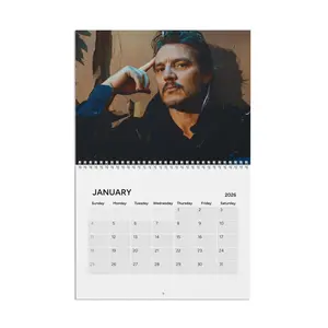 Pedro Pascal 2026 Calendar | Photo Wall Calendar 2026 | Pedro Pascal Gift | Gift For Daughter | Secret Santa Gift | Christmas Gift Exchange