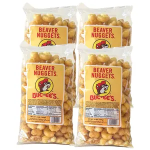 Buc-ee's Beaver Nuggets Sweet & Crunchy Corn Puff Snack 13 oz Factory-Sealed Texas-Famous Flavor Howdy Bitez with Caramel Sweetness & Satisfying Crunch Natural Salt