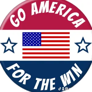 Go America For The Win promotional buttons
