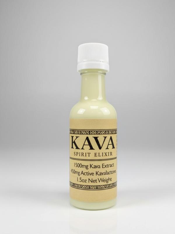Kava Spirit Elixir - 1.5oz Bottle  Natural Ingredients Alcohol-Free Non-GMO Vegan