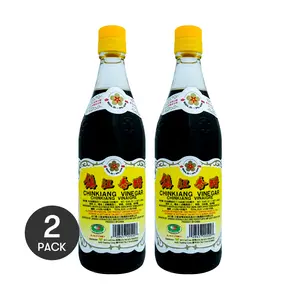 GOLD PLUM Zhenjiang Vinegar 2 Pack 550ml - Authentic Chinese Cooking Essential
