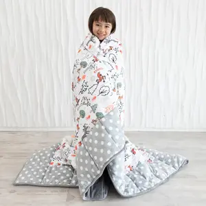 HuggaBuddies Fox Minkie - Super Soft Sleepover Backpack Blanket