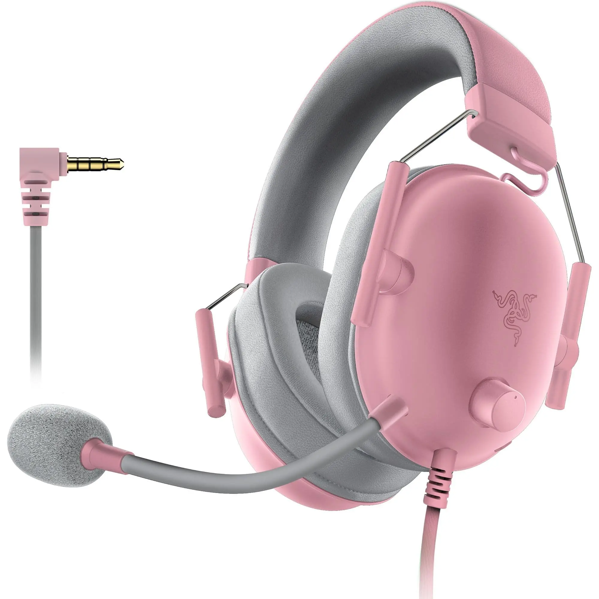 Razer - BlackShark V2 X Wired Over-the-Ear Gaming Headset for PC, PS5, PS4, Switch, Xbox XS, and Xbox One - Quartz