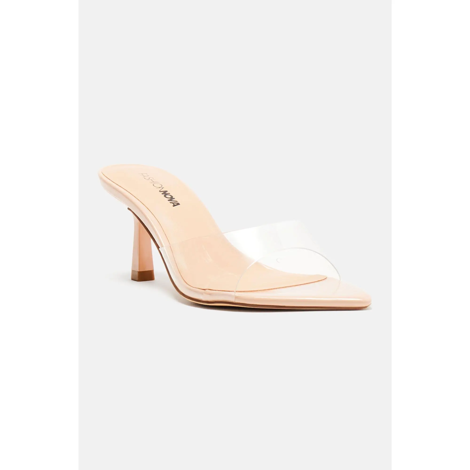 Only Have Eyes For You Heeled Mules - Nude