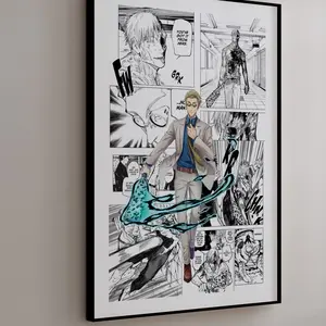 Kento Nanami - Curated Manga Panels Poster