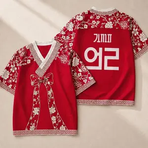 Custom Kpop Music Word Tour Jersey, Personalized World Tour Crop-top Hanbok Style Mesh Jersey, Kpop Merch for Fan, 2026 Concert Outfit