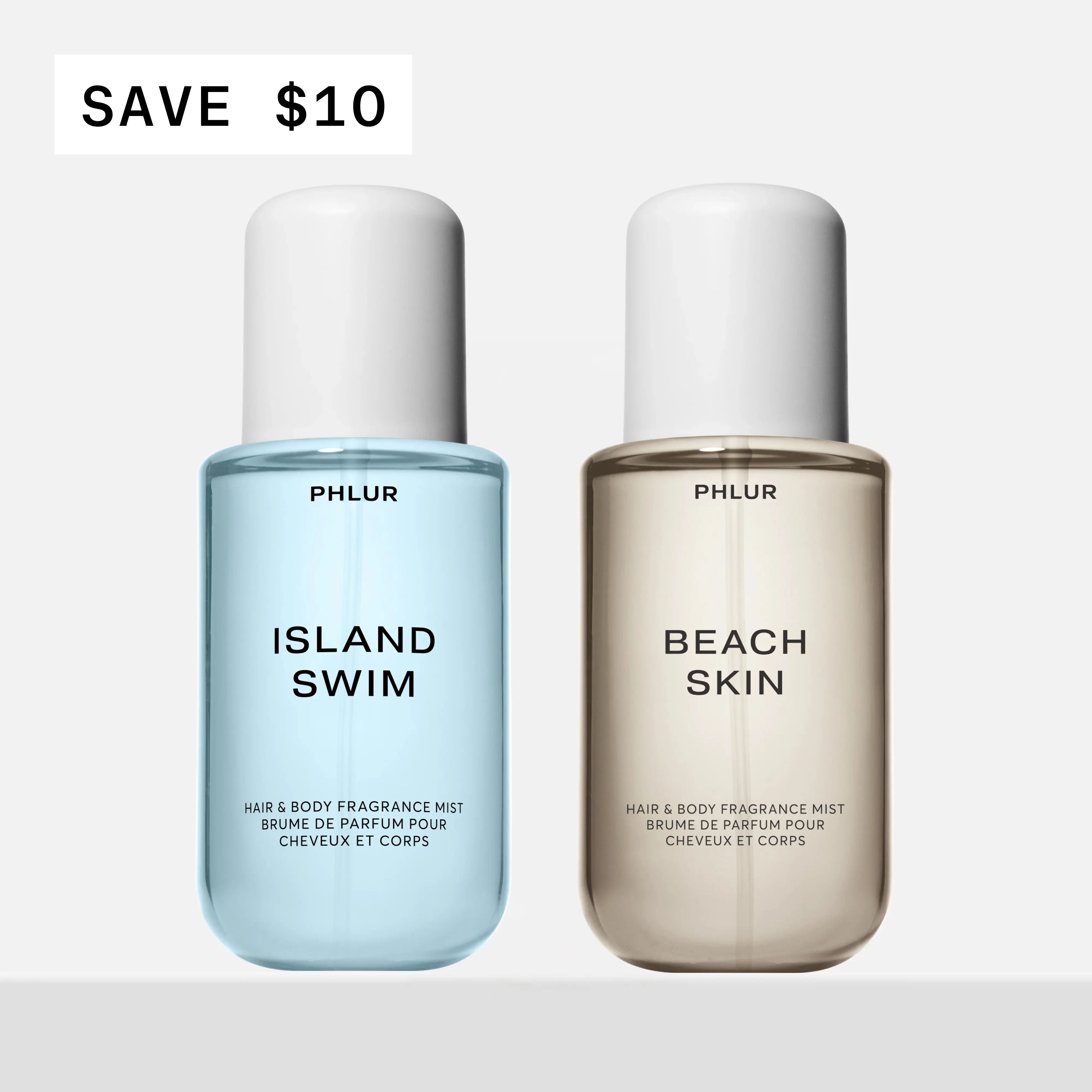 Endless Summer Duo – Island Swim & Beach Skin Body Mists - Coconut Beachy Tropical Fragrance Set