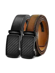 Men's Adjustable Belt with Release Buckle, Designer Dress & Casual Wear, Textured Birthday Gift, Outdoor Fun Accessory