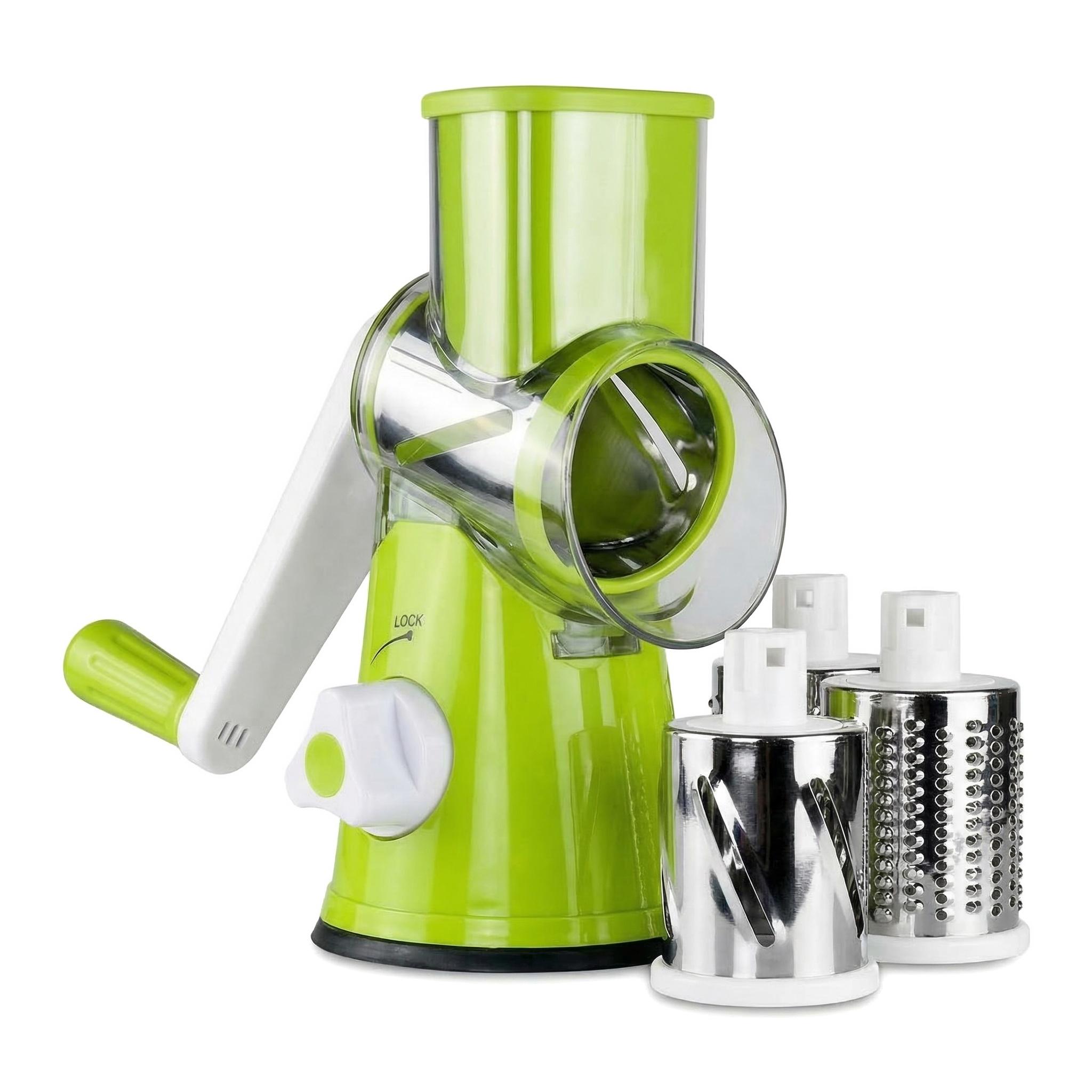 Multifunctional Peeler - Green Design with Multiple Attachments for Efficient Food Preparation
