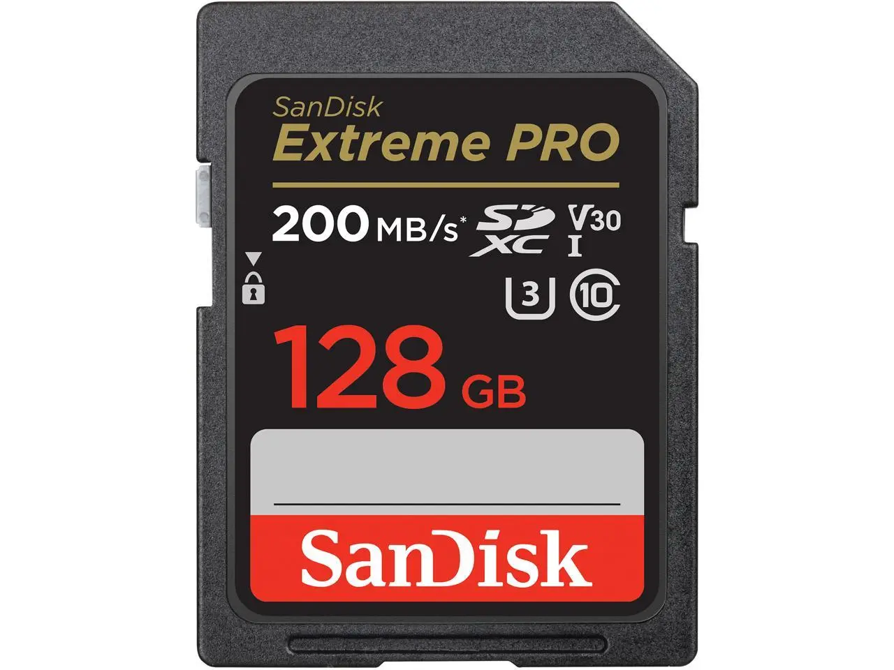 SanDisk 128GB Extreme Pro SDXC UHS-I/U3 V30 Class 10 Memory Card, Speed Up to 200MB/s (SDSDXXD-128G-GN4IN) SanDisk 128GB Extreme Pro SDXC UHS-I/U3 V30 Class 10 Memory Card, Speed Up to 200MB/s (SDSDXXD-128G-GN4IN)