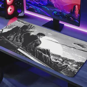 Berserk Manga Anime Desk Mat, Guts Berserk Anime Mouse Pad, Keyboard Mat, Griffith Femto Manga Anime Desk Mat For Office, Gift For Gamer