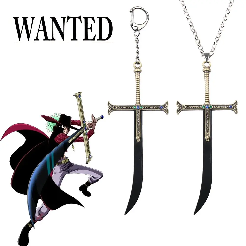 Sg-Songchangjewelry Anime Sword Pendant Necklace & Zinc Alloy Keychain - Unisex Wear Role Play Props, Collector's Edition Fashion Costume Jewelry, Keychain Collectibles