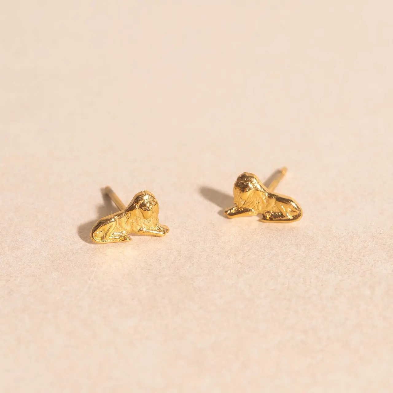 Lion Mini Stud Earrings