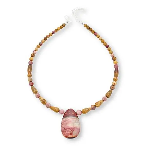 Mine Finds by Jay King  Jay King Rainbow Chalcedony and Jasper Necklace