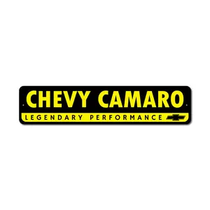 Chevy Logo Camaro Sign