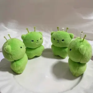 Alien Plush Cat Pendant Soft Stuffed Figure - Soft, Durable, Skin-Friendly Fashion Accessory for Backpacks, Keychains, Holiday Gifting
