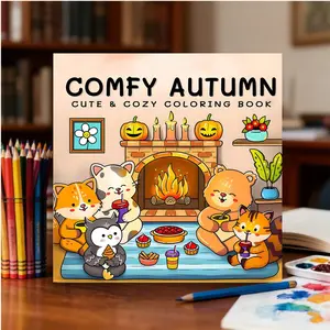 Teen Girl Healing Coloring Book 24 Sheets (120gsm Thick Paper) Luxury Edition, Perfect for Adult Relaxation, Family Gatherings, Holiday Decorations