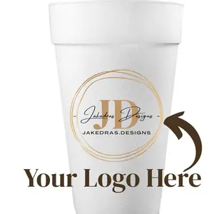 Jakedra’s Designs | 20oz Custom Styrofoam Cups – Your Logo Here – Perfect for Branding, Parties & Events