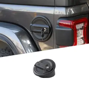 Door Fuel Tank Gas Cap Cover Locking for Jeep Wrangler JL 2018+ Exterior Car Accessories