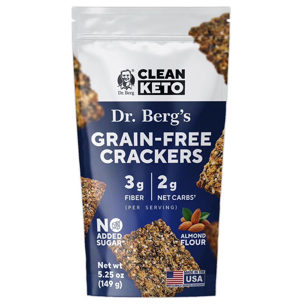 Dr. Berg’s Grain-Free Crackers Dr. Berg’s Grain-Free Crackers