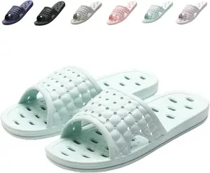 Shower Shoes Quick Dry Non-Slip Bathroom Slippers for Men Women Dorm Home Slides