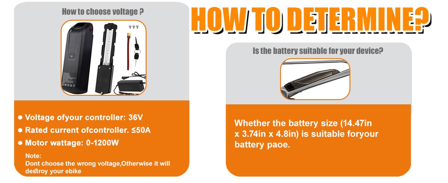 36V 20Ah Electric Bike Battery - Lithium Ion Ebike Battery Pack for 250W 500W 750W 1000W Motor, 4 Pin / 5 Pin High Capacity Replacement Battery with 40A BMS, USB Port & Safe Lock
