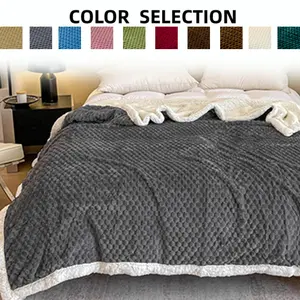 Large Size Turtle Velvet Lamb Fur Blanket, Durable Reversible Design, Soft Cozy Blanket, Soft Plush Throw for Dormitory/bedroom/air Conditioning/sofa