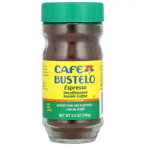 Café Bustelo Espresso, Decaffeinated Instant Coffee, 3.5 oz (100 g)
