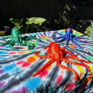10 Inch Large 3D Printed Octopus