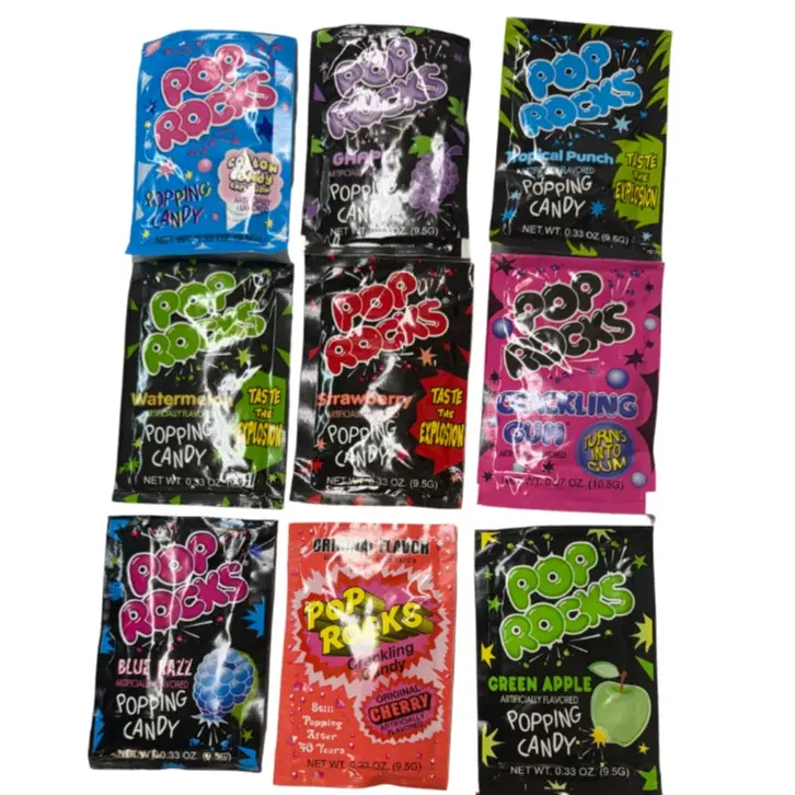 POP Rocks Fruity Bonbon, Fun Fizzy Snack for Sweet Treat Lovers