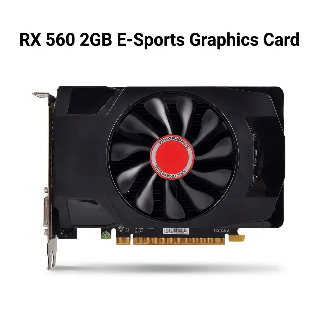RX 560 2GB E-Sports Graphics Card Renewed for PC Gaming