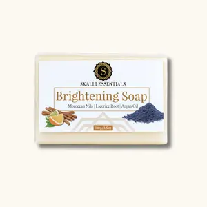 Brightening Soap Bar | With Moroccan Nila, Licorice Root, and Orange Peel Extract Brightening Soap Bar | With Moroccan Nila, Licorice Root, and Orange Peel Extract