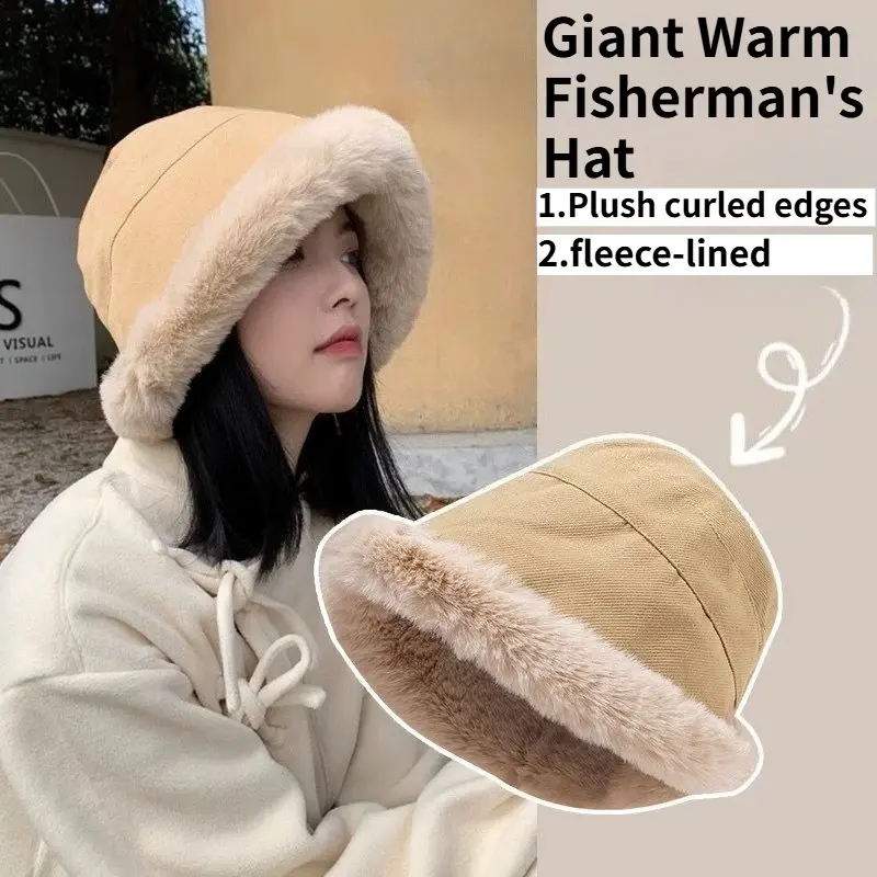 1pc ' Winter Plush Mongolian Hat with Ear Protection - Thick Warm Stacking, Lightweight Baotou Hat for &, Hand Washable Cold Weather Outdoor Hat for Skiing, Ice Skating & Snow Play