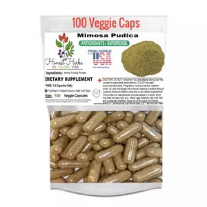 Mimosa Pudica Seed Veggie Capsules - No Filers - 100 caps, 500mg
