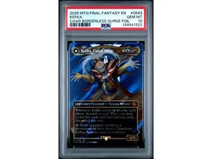 2025 Magic the Gathering Final Fantasy Char Borderless-Surge Foil Kefka #543 PSA 10