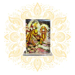 Acrylic Radha Krishna 2" x 3"