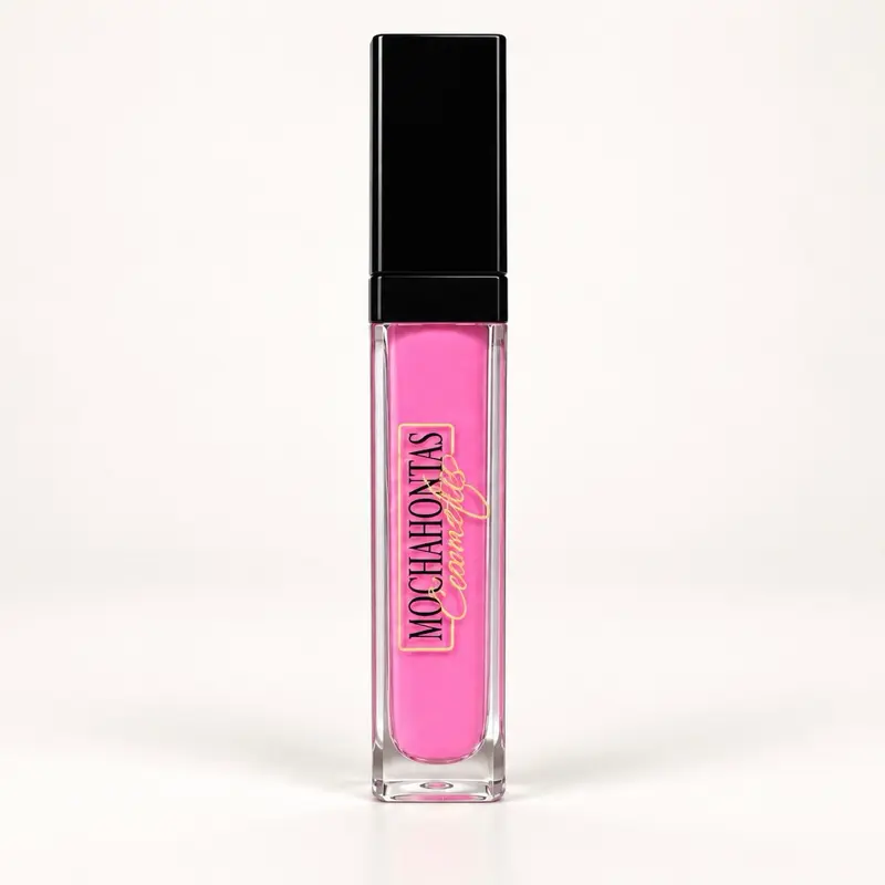 Pink Dream Lip Gloss Built in Mirror and Light