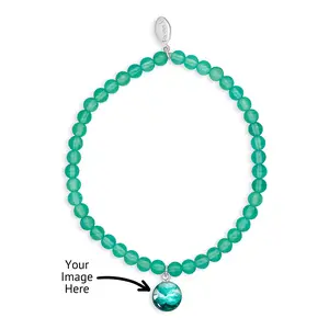 Custom Fertility Awareness Stretch Bracelet - Add Up To 5 Pendants