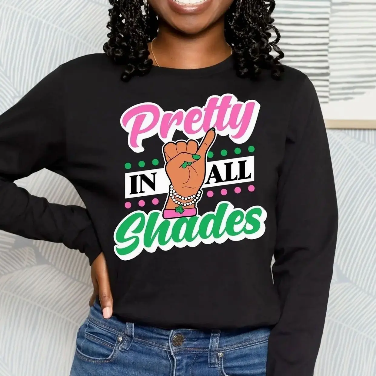 Alpha Kappa Alpha Sweatshirt. AKA Sweatshirt. AKA 1908 Sorority Apparel.  AKAs, Alpha Women, Ivies.
