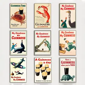 My Goodness My Guinness Print Poster- Irish Pub Art( Unframed - Print Only )