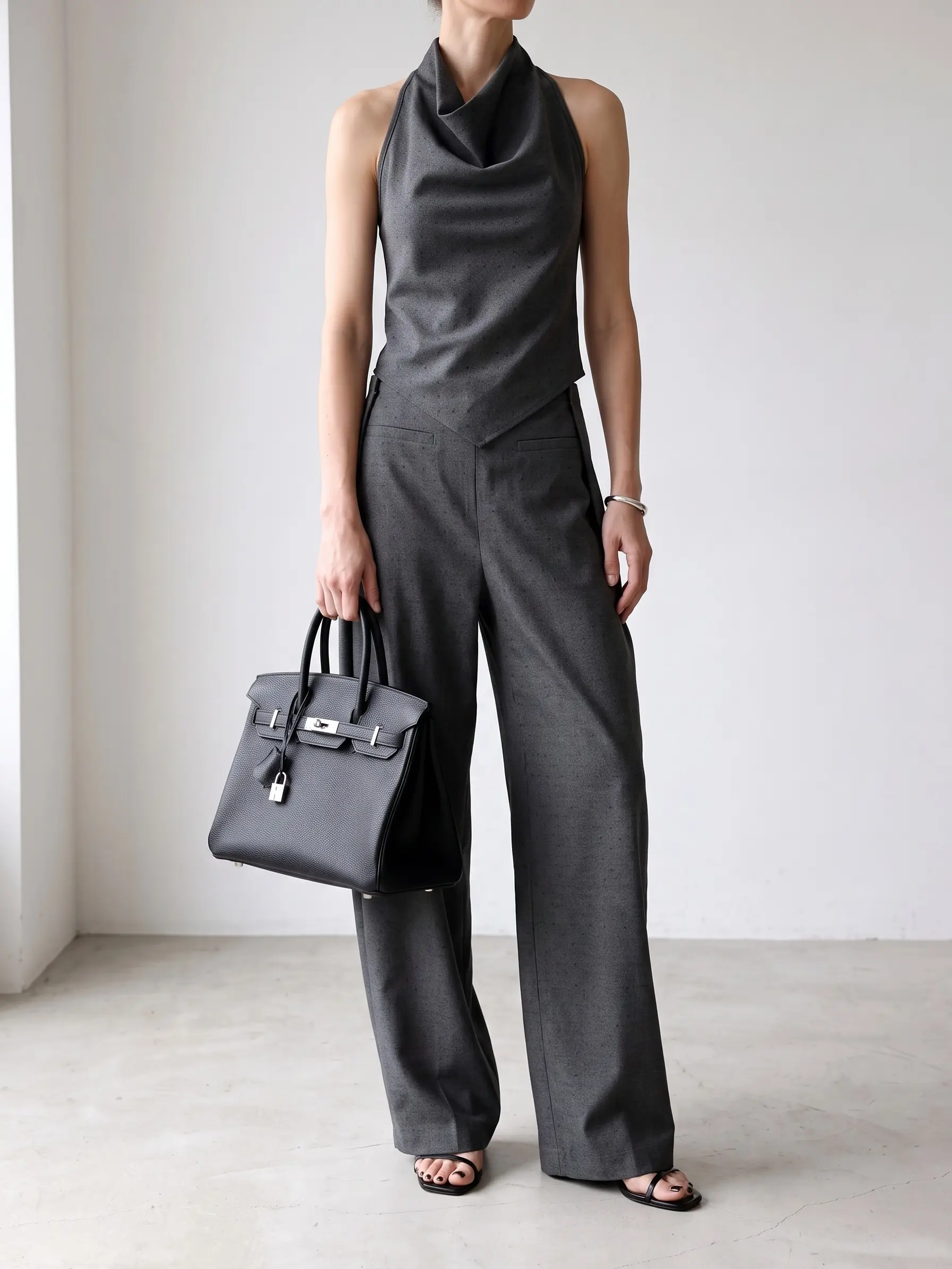 Pre-owned HERMÈS Leather Tote Bags HERMES Birkin 30 Black Togo Elegant Top Handle Bag, with Lock, Keys and Year Stamp X, Elegant Top Handle Bags