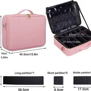 Maleta para Maquillaje - Pink Makeup Case