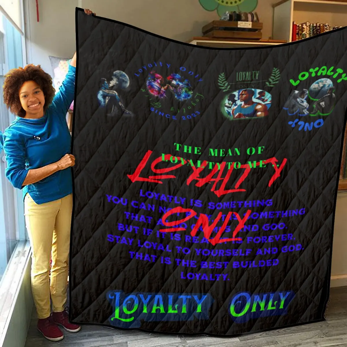 Lightweight & Breathable Quilt With Edge-wrapping Strips
