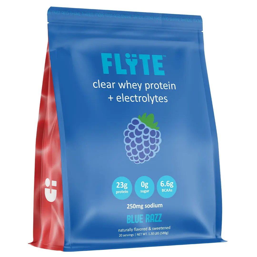 Protien Blue Razz Blue Razz FLYTE Protein Hydration Drink | Clear Protein + Electrolytes ...